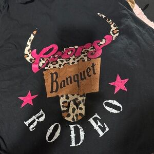 Banquet Rodeo' Graphic Tee - Pink Accent